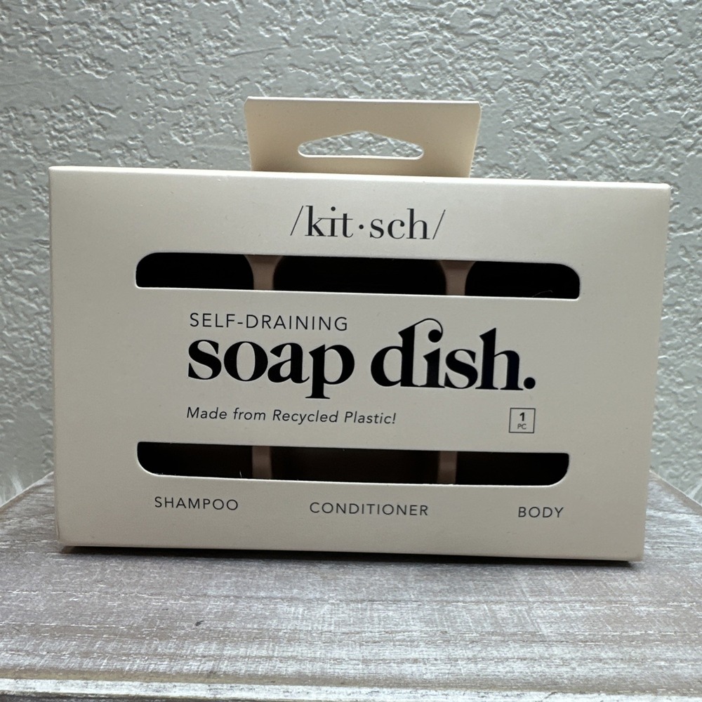 $13 🌙 kitsch Soap Dish Self-Draining Soap Dish NEW FAST SHIPPER